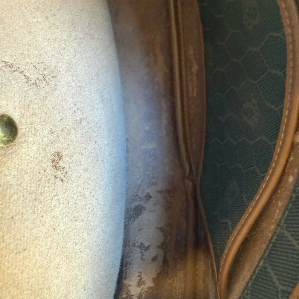 Dior VINTAGE Honeycomb Monogram Saddle Crossbody, Christian Dior